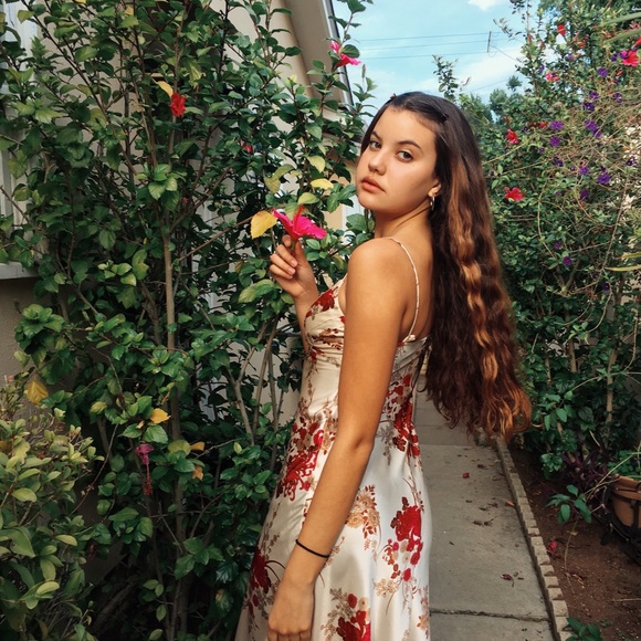 vintage silk dress - Picture 4 of 4